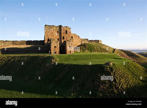 Tynemouth Priory And Castle In Tynemouth England The Monument Is