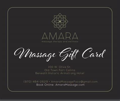 T Certificates Amara Massage Therapy And Wellness