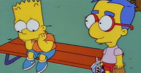 Milhouse Meets His Future Best Friend Bart The Simpsons Pinterest