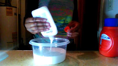 How To Make Slime With Glue Water And Tide Diy Youtube
