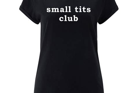 Small Tits Club Shirt Woman Black Smalltitsclub