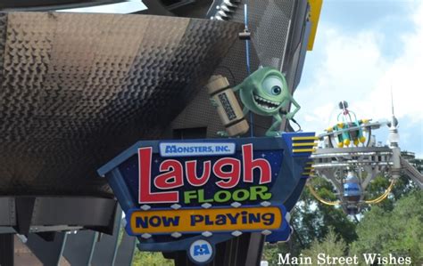 Monsters Inc Laugh Floor Main Street Wishes