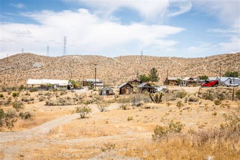 A Rural Cityscape Of The California Ghost Town Of Randsburg A Former