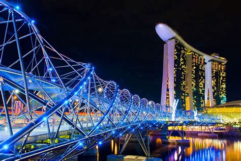 Hd Wallpaper Singapore Reflections At Keppel Bay Landscape