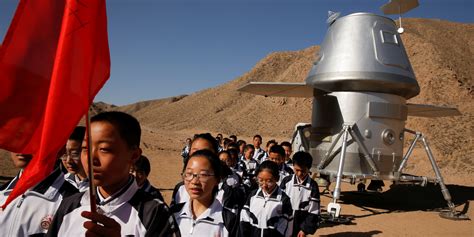 China Mars Like Desert Space Base Like Star Wars Or 2001 Space Odyssey