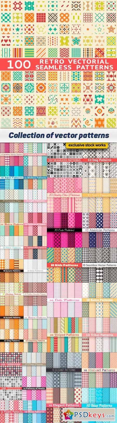 Collection Of Vector Patterns 41x Eps Free Download Photoshop Vector