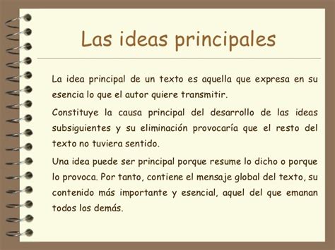 Clase 2 Ideas Principales E Ideas Secundarias