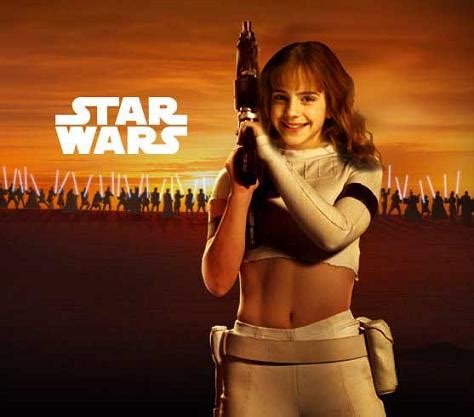 Emma Watson Pictures Emma Watson Fake Star Wars Poster