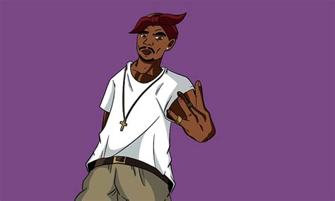 Free Download Fan Art Rapper Untouchable 2pac