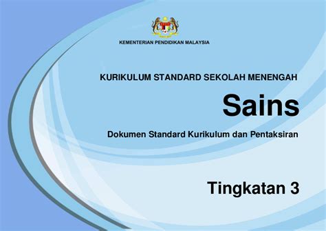 Sehubungan dengan itu, bagi sekolah menengah tingkatan 3, kssm ini dilaksanakan bermula 2019 menggantikan kbsr iaitu kurikulum sekolah menengah yang lama. (PDF) Sains Tingkatan 3 | Nurun Najah Ellias - Academia.edu