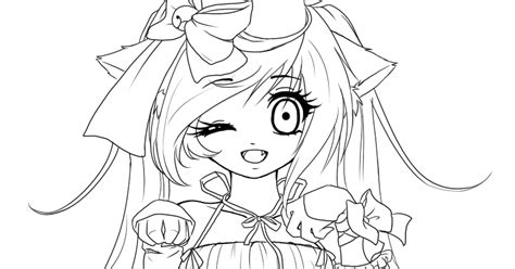 Best 15 Anime Girl Neko Coloring Pages Design Kids Children And