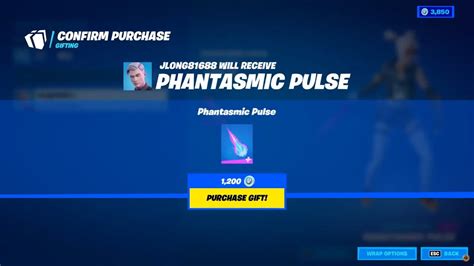 Ting Phantasmic Pulse Pickaxe To Jlong81688 Fortnite Giveaway