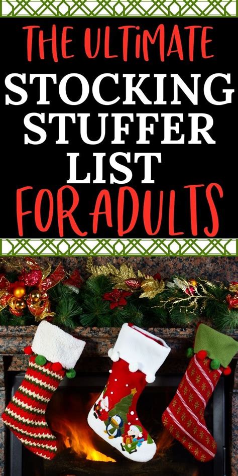 400 Stocking Stuffer Ideas For Adults Unique Stocking Stuffers Stocking Stuffers Stocking