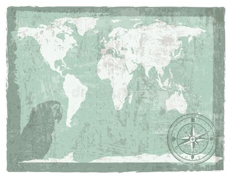 Travel Vintage Background Stock Vector Illustration Of Geography