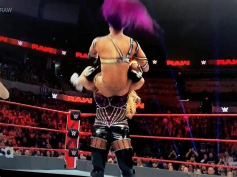 Several Photos Sasha Banks Wardrobe Malfunction On Wwe Raw Page Of