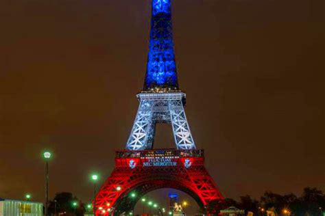 Drapeau Tour Eiffel Paris En Bleu Blanc Rouge Liberté égalité