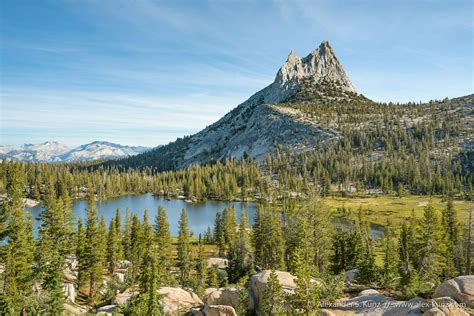 Upper Cathedral Lake And Cathedral Peak Alexander S Kunz Photography
