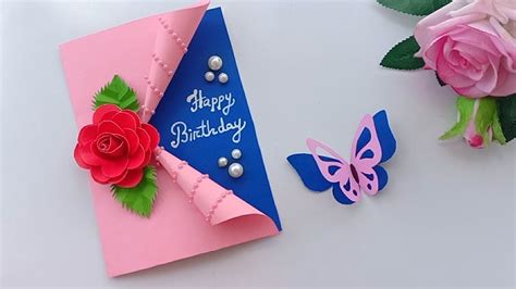 Beautiful Handmade Birthday Cardbirthday Card Idea