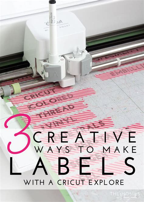 3 creative ways to make labels with a cricut explore cricut ideas cricut tutorials circut