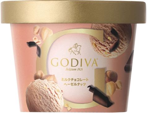 Godiva S Five Types Of Ice Cream Cups Filled With Crispy Chocolate To