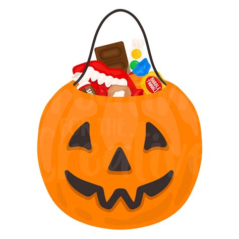 Halloween Candy Trick Or Treat Clipart Candy Bar Chocolate Etsy Uk