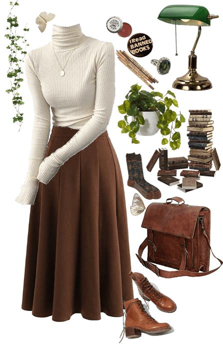 dark academia outfit shoplook vintage outfits clothes fashion outfits