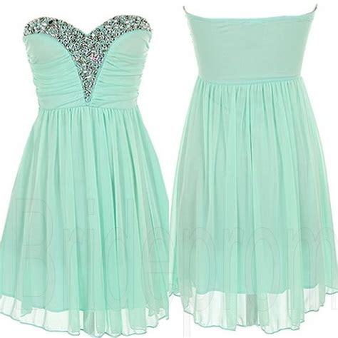 Mint Green Homecoming Dresschiffon Short Prom Dress On Luulla