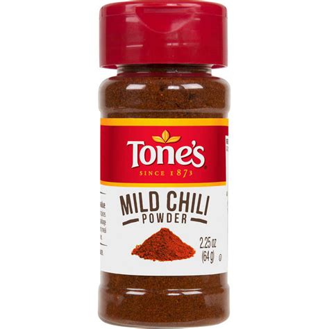 Tones Mild Chili Powder 225 Oz