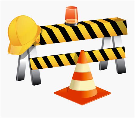 Clip Art Vector Flagger Working On Road Construction Construction