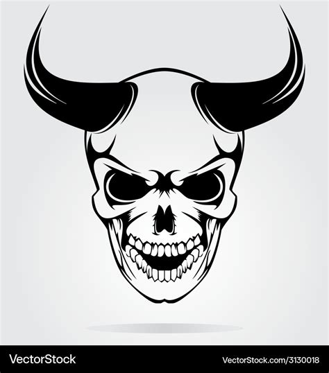 Devil Skull With Wings Vector Free Template Ppt Premium Download 2020