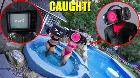 I Caught Tv Woman And Speaker Woman On A Hot Tub Date In Real Life Skibidi Movie Youtube