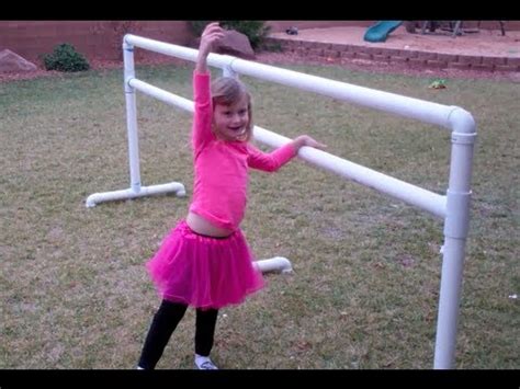 Find out more on how to build this ballet barre How To Build A PVC Ballet Bar in 30 Minutes HD - YouTube