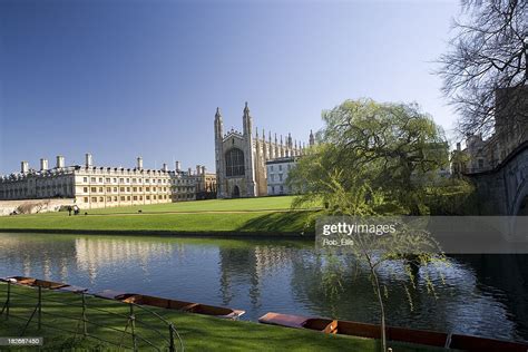Kings College Cambridge From The Backs High Res Stock Photo Getty Images