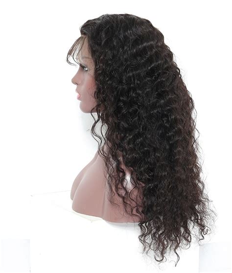 Brazilian Loose Curly Lace Front Human Hair Wigs 250 Density