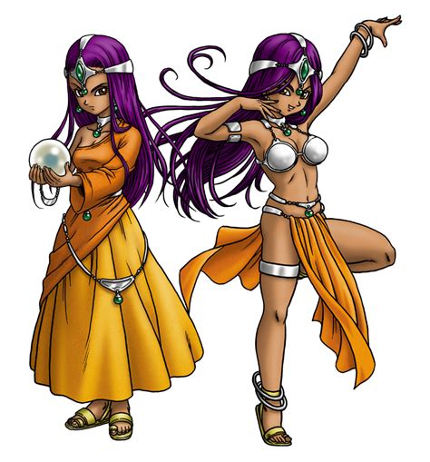 File DQIV DS Meena And Maya Png Dragon Quest Wiki