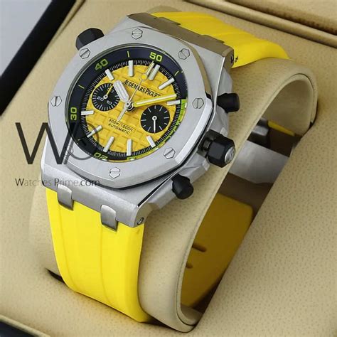 Audemars Piguet Chronograph Watch Yellow Watches Prime