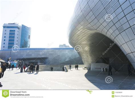 Dongdaemun Design Plaza Ddp In Seoul South Korea Editorial Photo