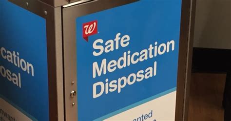 Safe Medication Disposal Kiosks At Walgreens