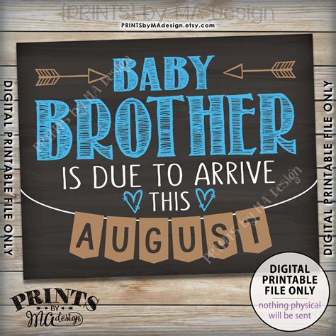 Its A Boy Gender Reveal Getting A Baby Brother Pregnancy Announcement
