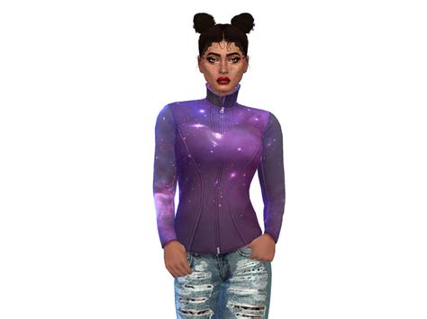 The Sims Resource Galaxy Fleece Jacket