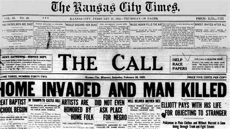 Kansas City Mo Newspapers Focus Black Coverage On Crime The Kansas