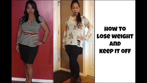 How To Lose Weight Stay Motivated And Keep It Off Youtube