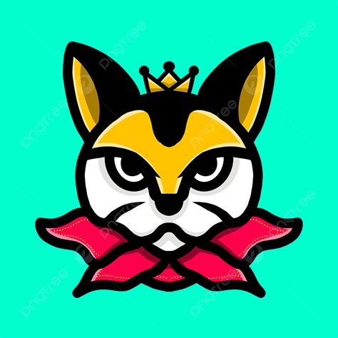 Cara De Ilustración De Gato Fresco Png Personaje Logo Gato Png Y