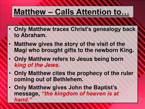 PPT The Four Gospels Matthew Mark Luke And John PowerPoint