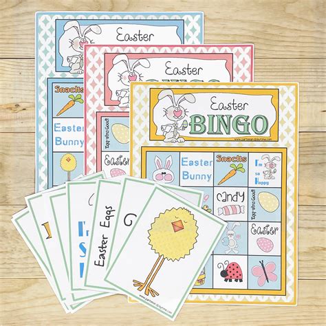 Easter Bingo Printable Easter Game Parties And Playtime