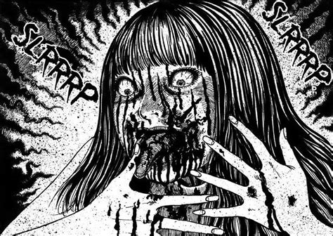 Junji Ito From New Voices In The Dark Horror Art Junji Ito Creepy Art
