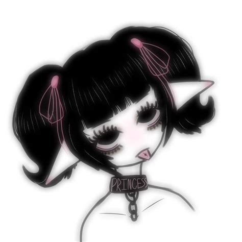 Pastel Goth Anime Girl Pfp