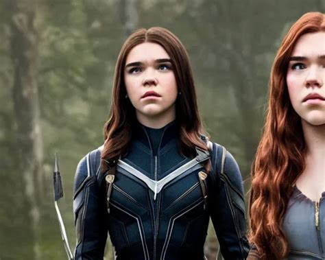 Photograph Of Hailee Steinfeld And Florence Pugh Kate Stable