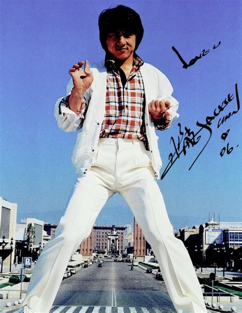 Running man with jackie chan running man jackie chan jackie. Jackie Chan - Autographs - Robert Saunders