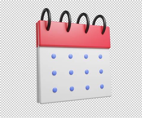 Free Psd 3d Calendar For Organization